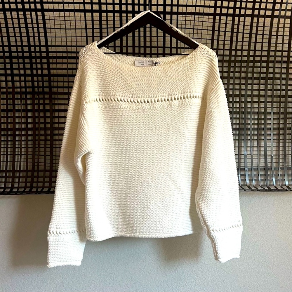 Proenza Schouler boatneck cotton sweater